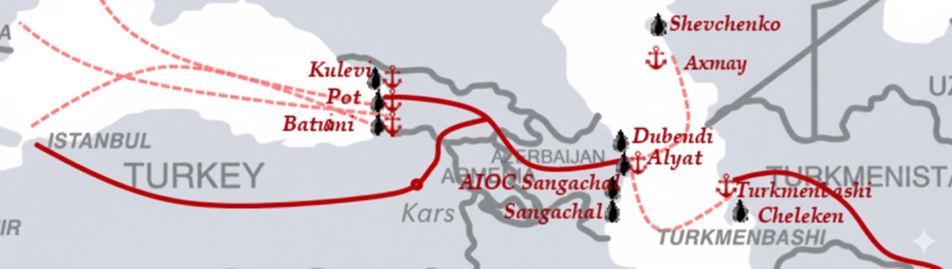 Logistics Corridor Map